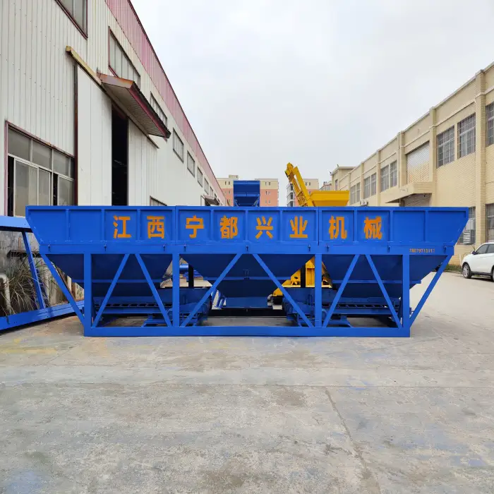 XY Pld1200 Two/Three Hopper Aggregate Batcher Concrete Machinery Screw Conveyor Type Machine Mini Concrete Batching Machine