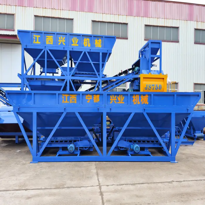 XY Pld1200 Two/Three Hopper Aggregate Batcher Concrete Machinery Screw Conveyor Type Machine Mini Concrete Batching Machine