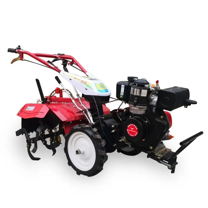 Farm Cultivator Tractors Farm Implements Gear Drive Rotavator Micro Tiller