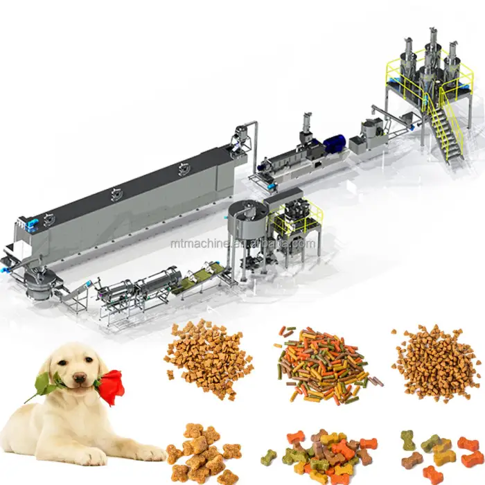 Dog Food Cat Food Drying Equipment Pet Feed Drying and Sterilization Machine Pet Food Continuous Production Line