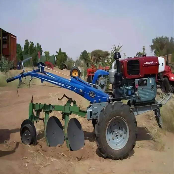 Multi Purpose with Plough Rotavator Corn Wheat Planter Two Wheels Hand Walking Tractors