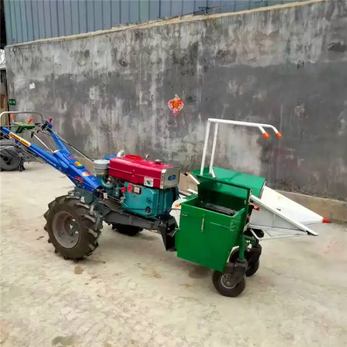 Multi Purpose with Plough Rotavator Corn Wheat Planter Two Wheels Hand Walking Tractors