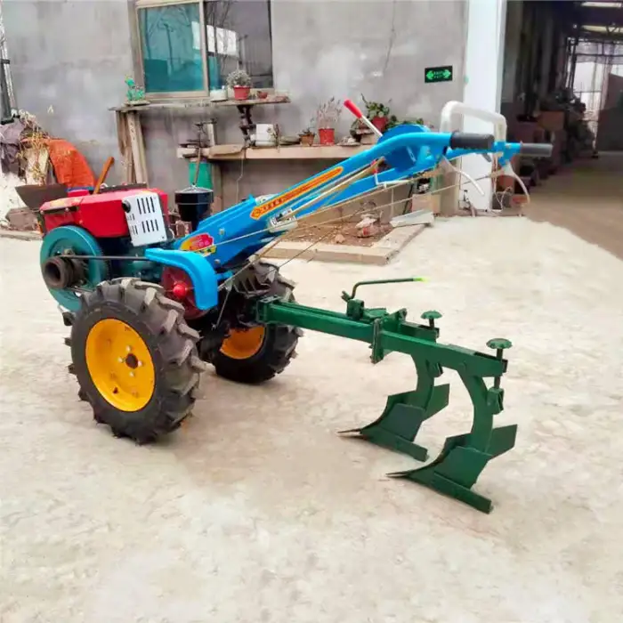 Multi Purpose with Plough Rotavator Corn Wheat Planter Two Wheels Hand Walking Tractors