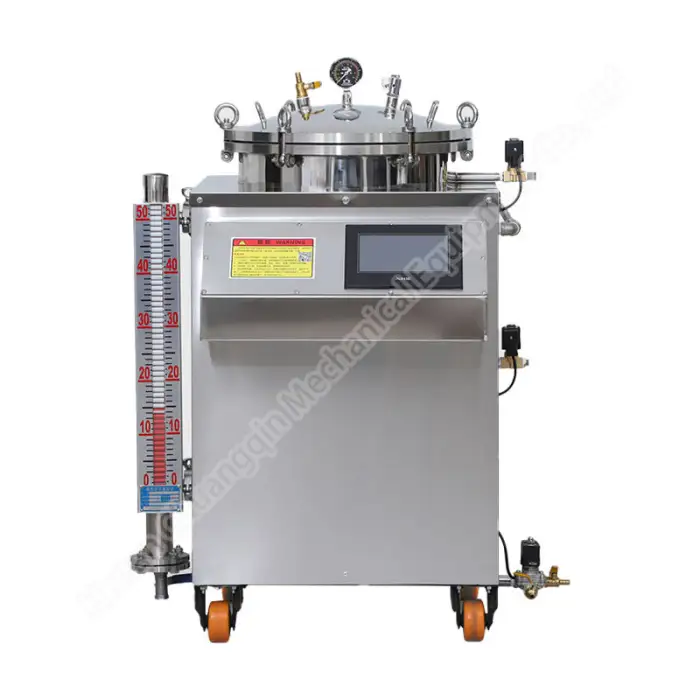 Food Sterilizing Machine Steam Water Bath Food Sterilizer Retort Pouch Bottle Canned Food Vertical Retort Machine