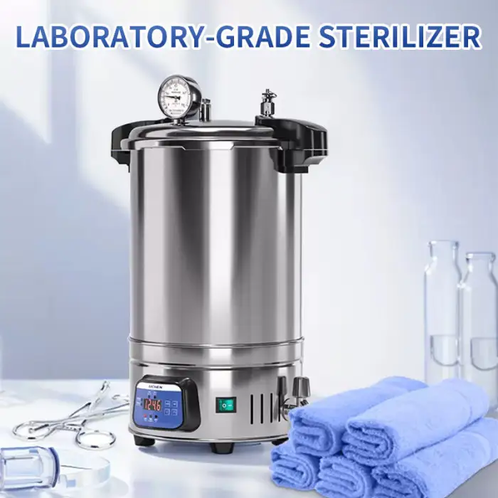 Autoclave 8L~24L Food Sterilizer With Different Capacities Autoclave Sterilization Machine at 126 Degrees