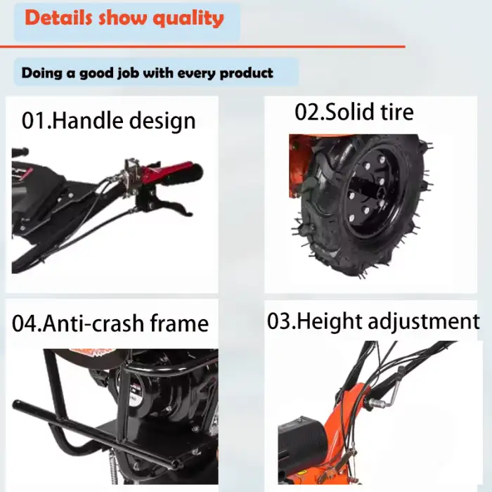 4 Stroke Petrol Rotavator Cultivator Machinery Farming Equipment Agricultural Cultivator Machine Cultivators Mini Tiller Rotary