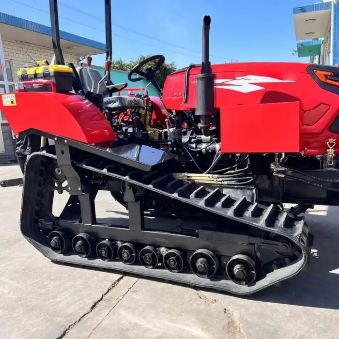 Diesel Greenhouse Rotary Tiller Crawler Field Cultivator Management Orchard Rotary Tiller Cultivator