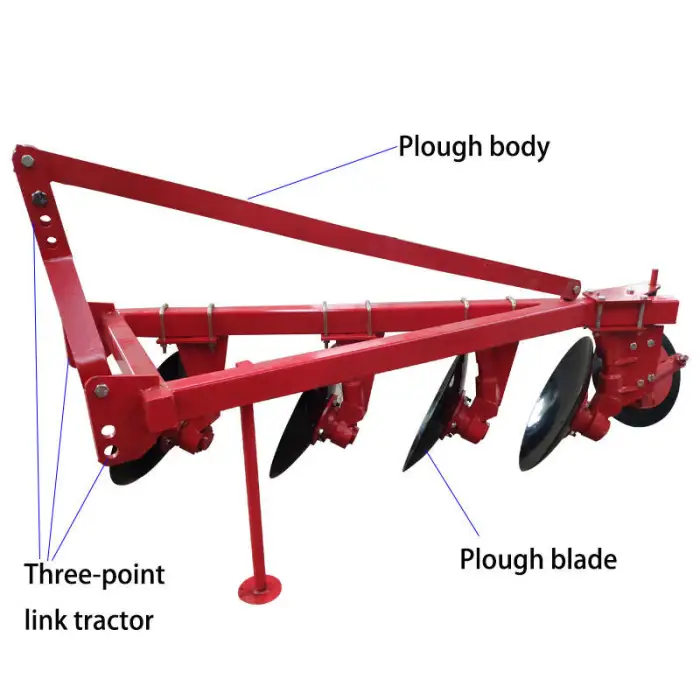 Farming Tractors Chines Tractor with Plough Harrow Tailer