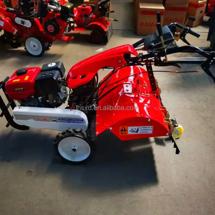 Agricultural Mini Gasoline or Diesel Rotavator Tiller/Gasoline Power Multifunction Soil Tilling Machine