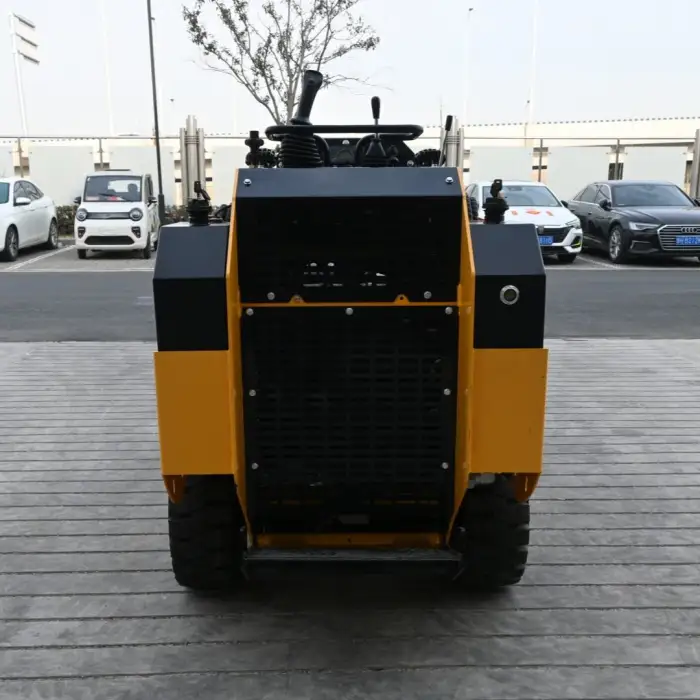 Track Wheel CE/EPA Mini Skid Steer Loader With Bucket Trencher Rotary Plow