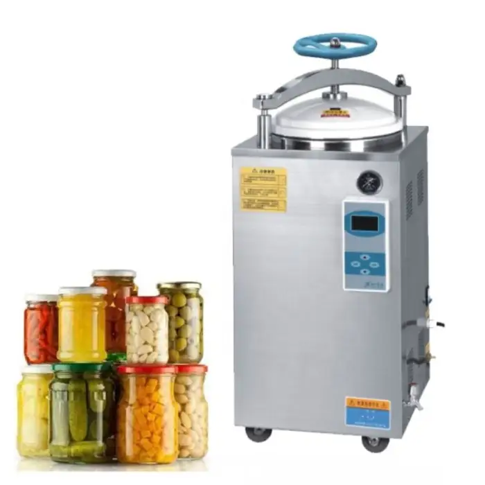 Vertical Autoclave Sterilizer35 75 100 Litres for Canned Food Mushroom Retort Machines