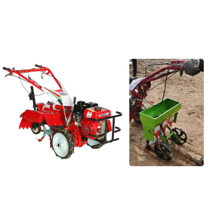 7HP 4 Stroke Belt Drive Agricultural Gasoline / Petrol Power Tillers Garden Rotavator / Cultivator Tiller Amec Power Tiller