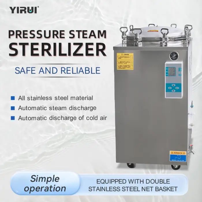 100-150 Litre Large Capacity Vertical Autoclave Sterilizer for Canned Foods and Mushroom