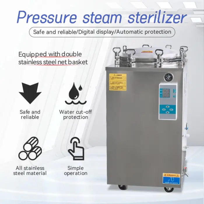 150 Litre Large Capacity Vertical Autoclave Sterilizer for Canned Foods and Mushroom