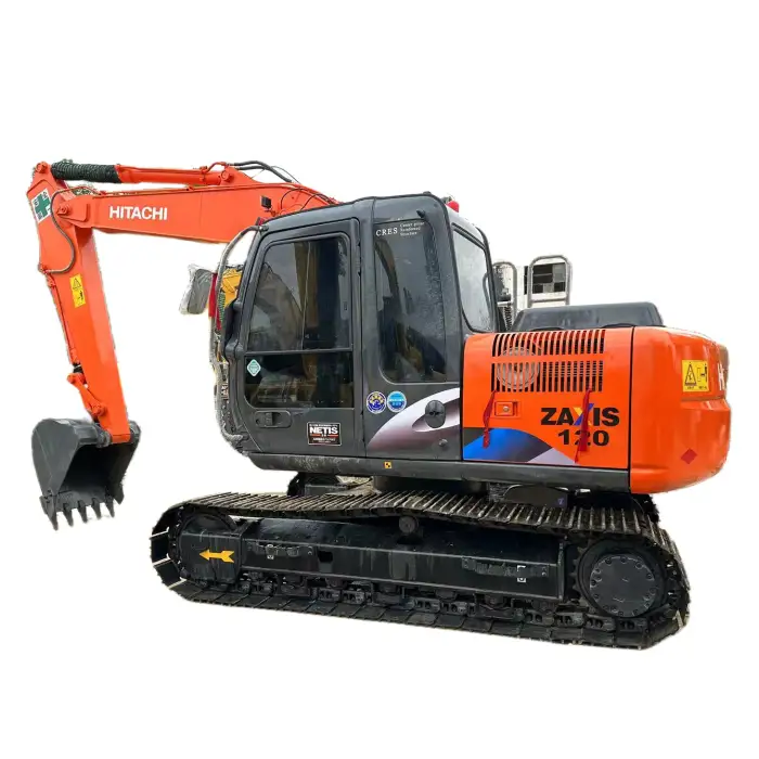 Used Hitachi ZX120 Machinery Equipment Hydraulic Crawler Digger 12 Tons Hitachi 120 Excavator