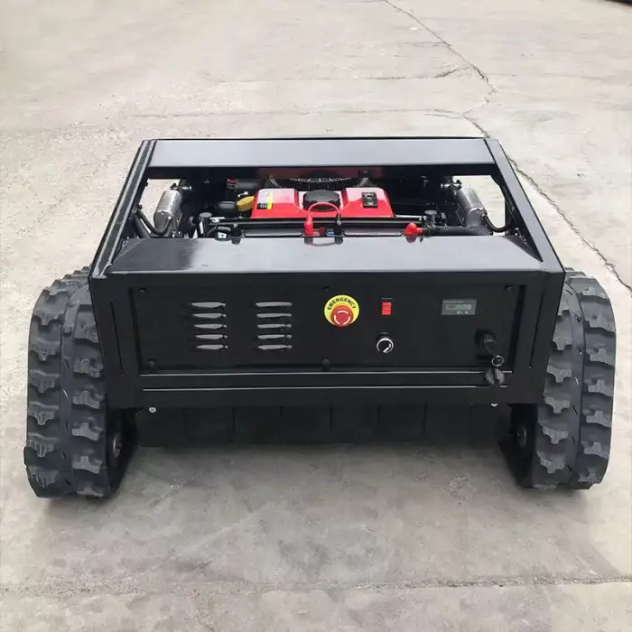 Zero Turn Small Lawn Mower Industry with Crawler Remote Control Lawn Mower