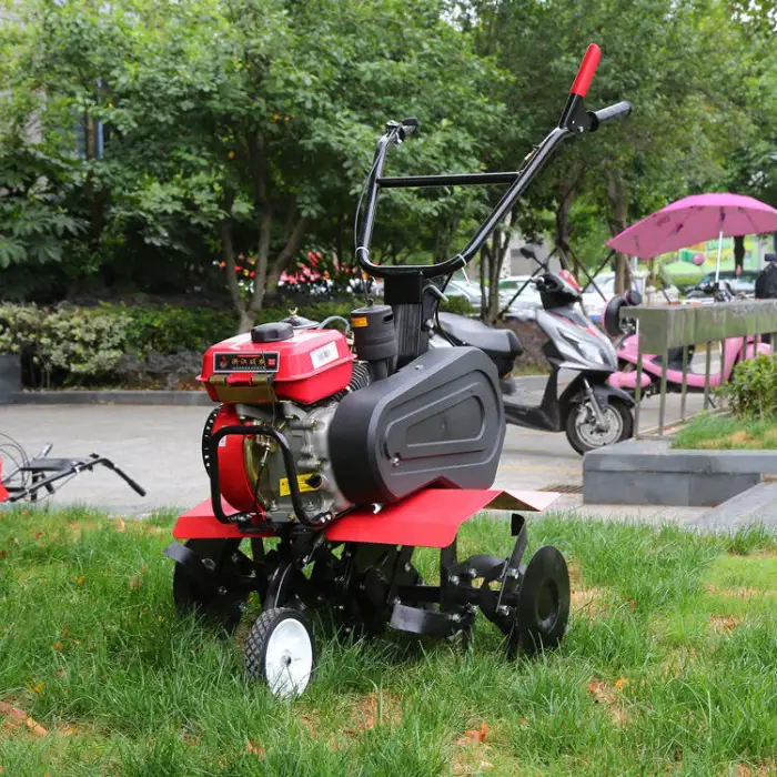 Agricultural Farming Home Use Compact Rotavator Walking Tractor Mini Power Tiller Cultivators