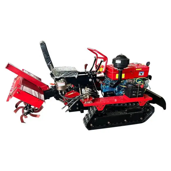 Rotary Tiller Diesel Tiller Mini Walking Tractor Cultivating Machine for Farm and Garden