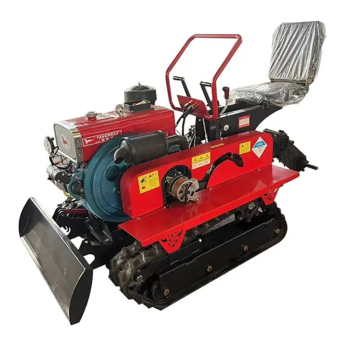 Rotary Tiller Diesel Tiller Mini Walking Tractor Cultivating Machine for Farm and Garden