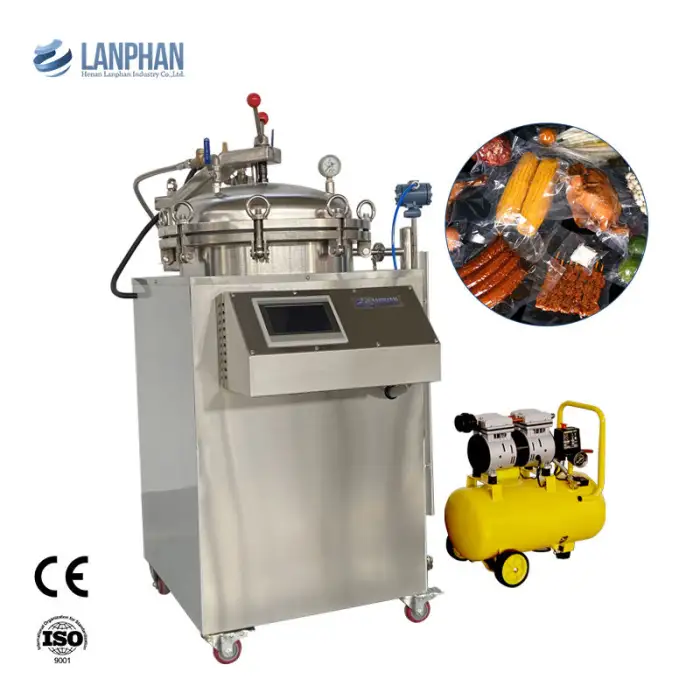 Automatic Aluminum Foil Pouches Autoclavable Retort Sterilizer Autoclave Machine for Soft Packages Bottle Jar Canned Food