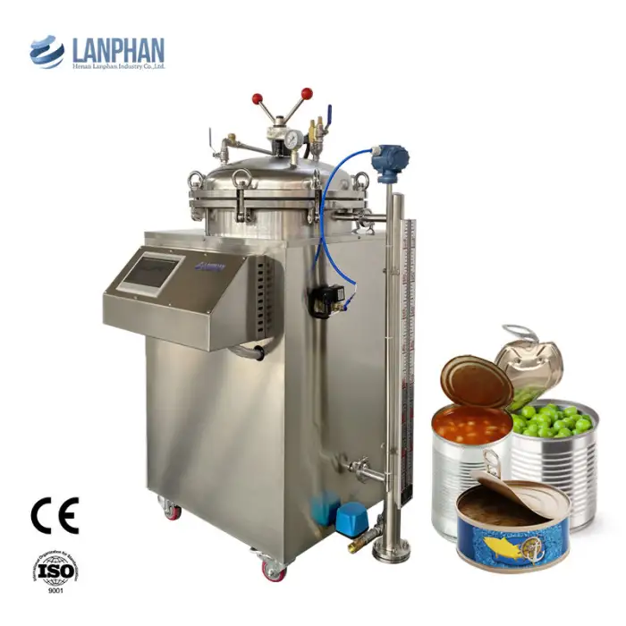 Automatic Aluminum Foil Pouches Autoclavable Retort Sterilizer Autoclave Machine for Soft Packages Bottle Jar Canned Food