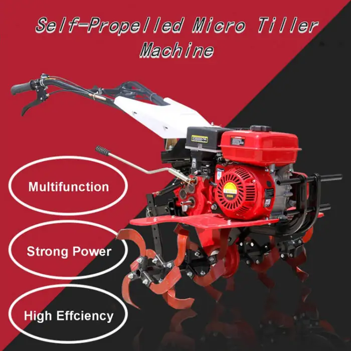 Micro Farming Machine Rotavator Cultivator and Tiller for Rice Cultivation