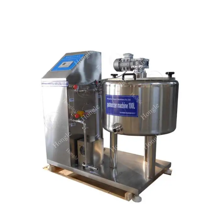 Hot Selling Fruit Pulp Egg Liquid Pasteurization Sterilization Machine Fruit 100 Liter Milk Pasteurizer