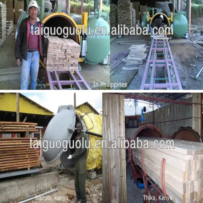 Industrial Acq Wood Preservative Autoclave High Frequency Vacuum Wood Drying Kiln