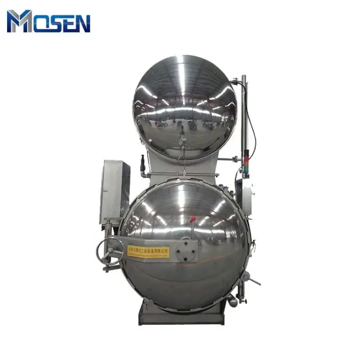 Large Capacity Pack Food Sterilizer Water Spray Retort Sterilization Autoclave