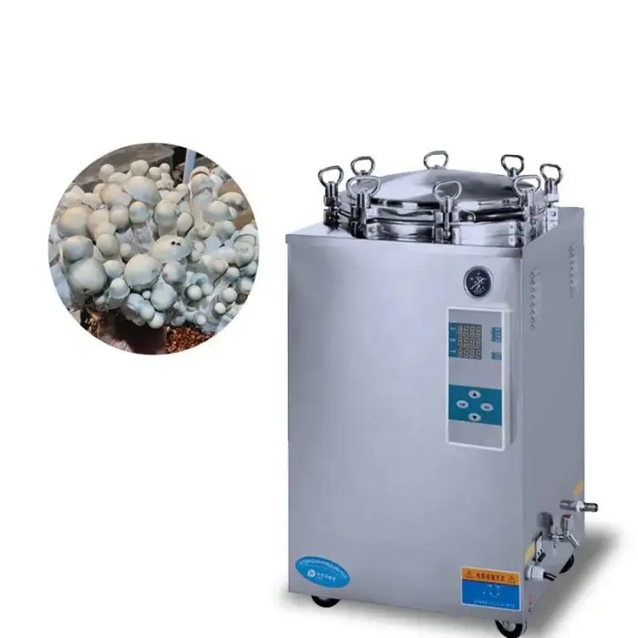 JIBIMED Hot Sell Vertical Pressure Steam Sterilizer 35L 50L 75L 100L 120L 150L Autoclave Vertical