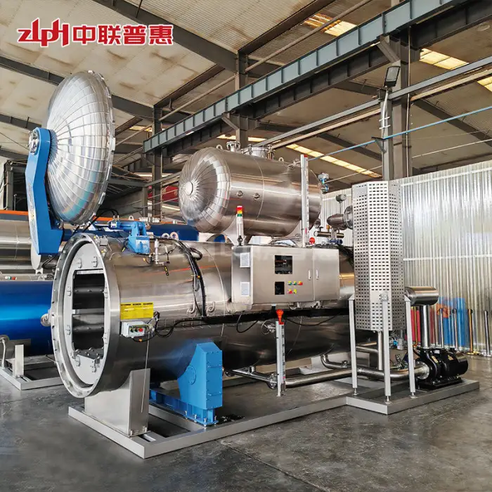 Rotary Water Spray Retort Machine for Pouch Food Sterilizer Retort Machine