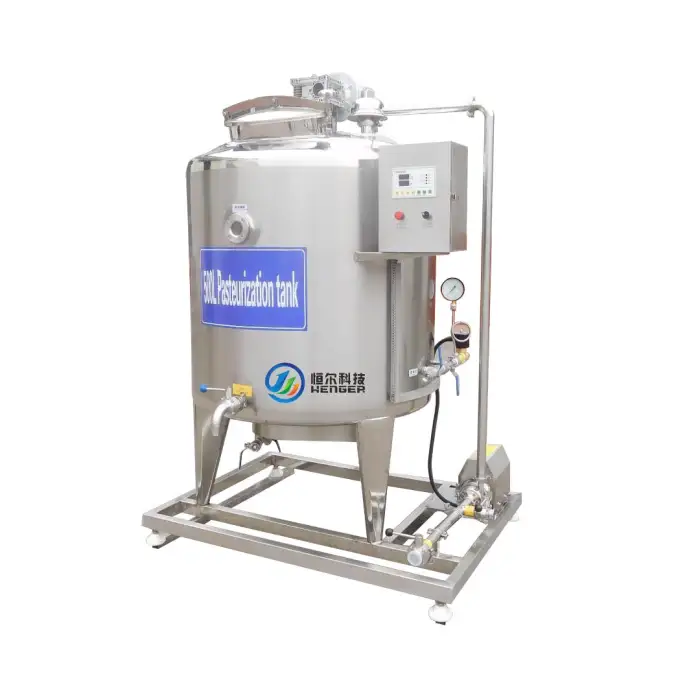 Automatic 100 1000 Liters Milk Pasteurizer Pot Milk Plate Pasteurizer UHT Sterilizer Food Pasteurization Mini Juice Sterilizer