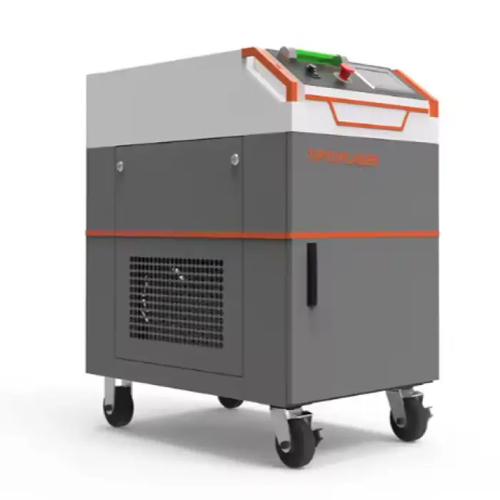 TIPTOPLASER 200W 300W Paint Coating Cleaning Pulse Laser for Auto Parts Clean Paint Rust Laser Cleaning Stone Oil Machine