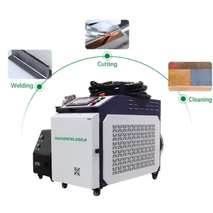 3 in 1 Laser Cleaning Metal Machine 1000W Laser Cleaner Laser Rust Removal for Ship Used Car Stone Steel Bricks