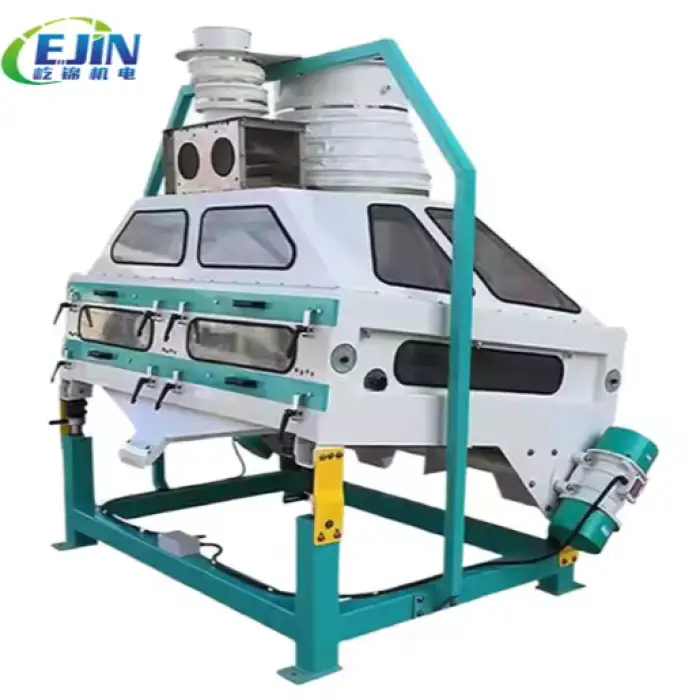 Intelligent Control Corn Stone Removing Machine Wheat Destoner Stone Removing Machine Grains Cleaning Destoner Machine