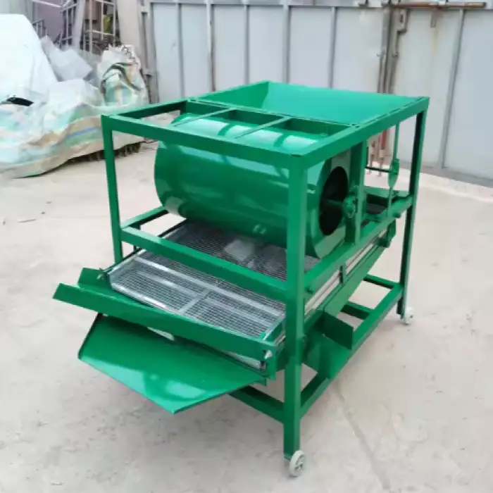 Small Grain Screening Machine Rice Wheat Corn Seed Cleaning and Sorting Machine / Grain Vibration Stone Removing Machine