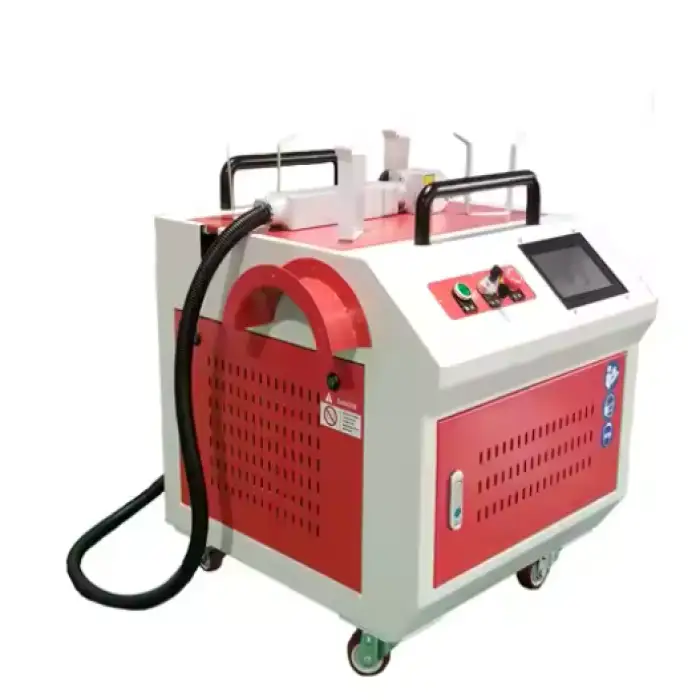 KEYILASER Laser Rust Removal Metal Cleaning Machine Car Type Portable Laser Cleaner Handheld Fiber Laser Cleaning Machine