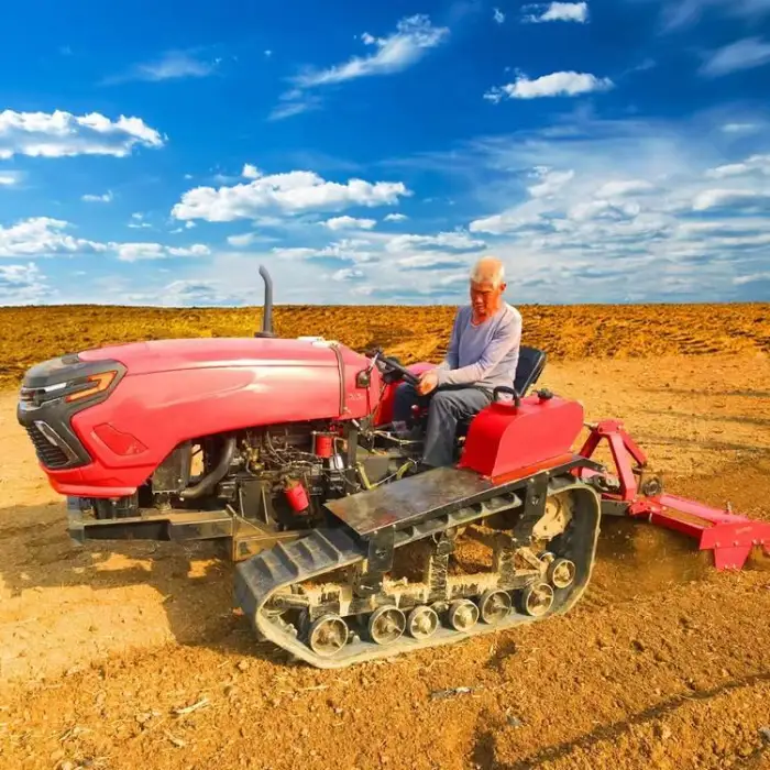 Multifunctional Agricultural Small Diesel Four-Wheel Drive Riding Rotary Tiller