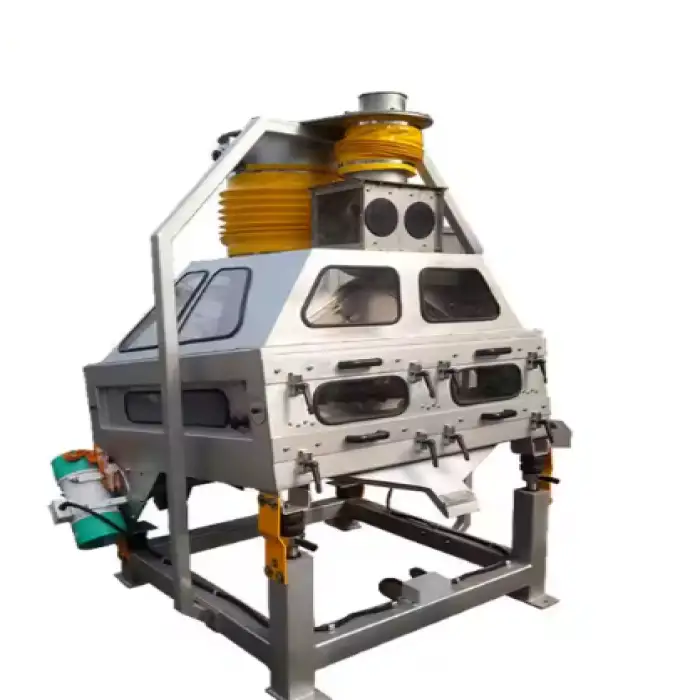 DZJX High Efficient Rice Stone Removing Machine Paddy Grain Cleaning Machine Grain Destoner