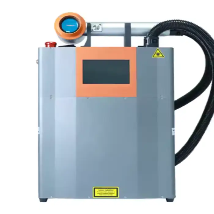 100W Handheld Fiber Laser Cleaning Machine New for Rust Paint Oil Oxide Removal on Metal Wood Stainless Steel Stone Aluminum