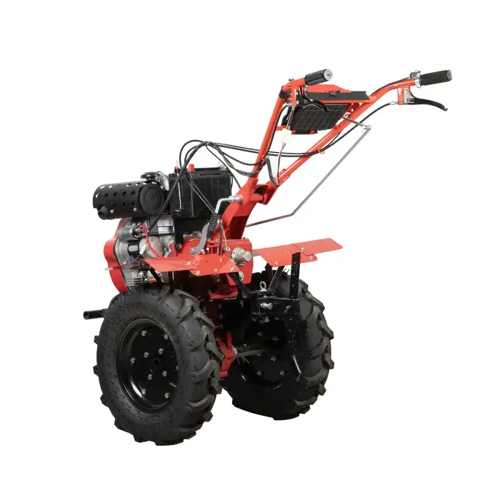 173F 5HP diesel Micro-Cultivator Hand Push Fruit Weeding Trenching Soiler Trenching Machine