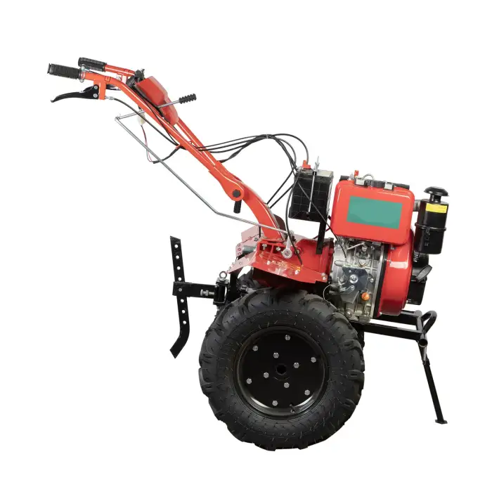 173F 5HP diesel Micro-Cultivator Hand Push Fruit Weeding Trenching Soiler Trenching Machine