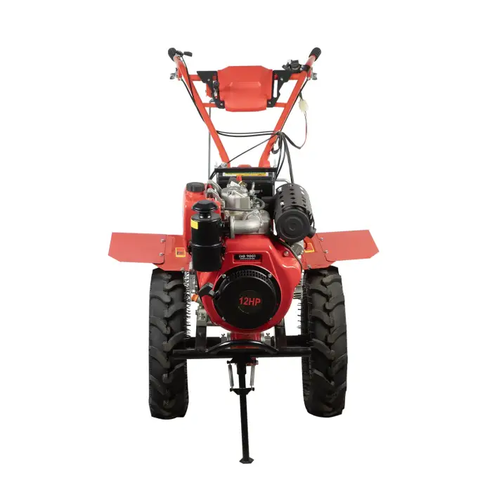 173F 5HP diesel Micro-Cultivator Hand Push Fruit Weeding Trenching Soiler Trenching Machine