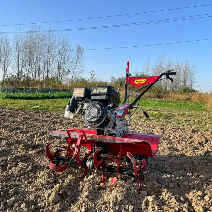 7HP 170F Mini Cultivating Machine Power Tiller Rotary Agricultural Machinery Cultivator