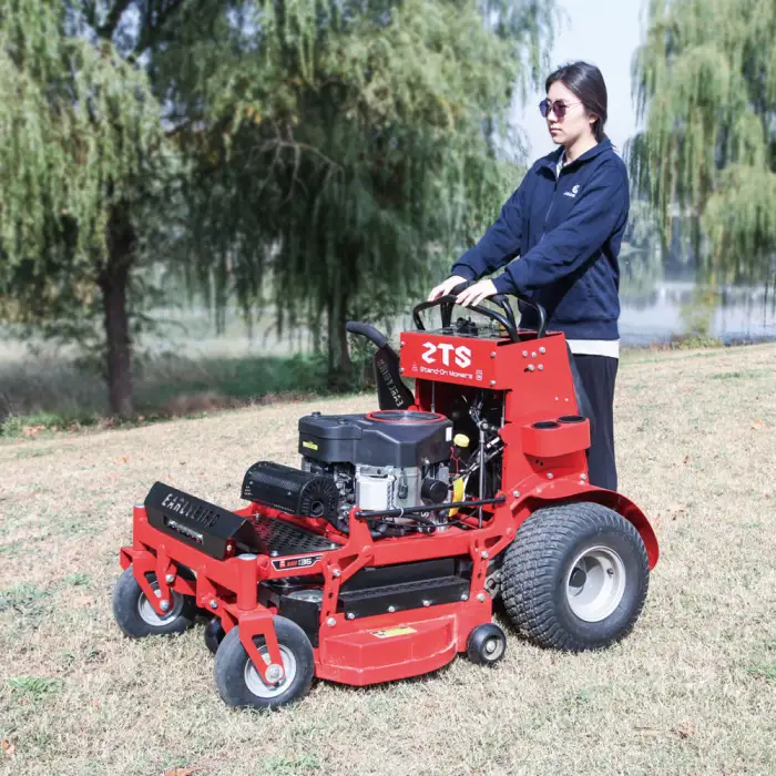 Turning Standing Lawn Mower Four-wheel Drive zero Turning Angle Weeding Machine