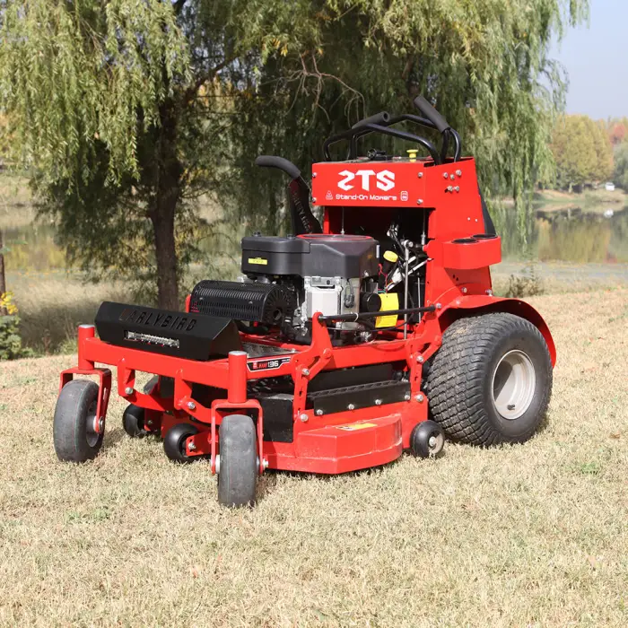 Turning Standing Lawn Mower Four-wheel Drive zero Turning Angle Weeding Machine