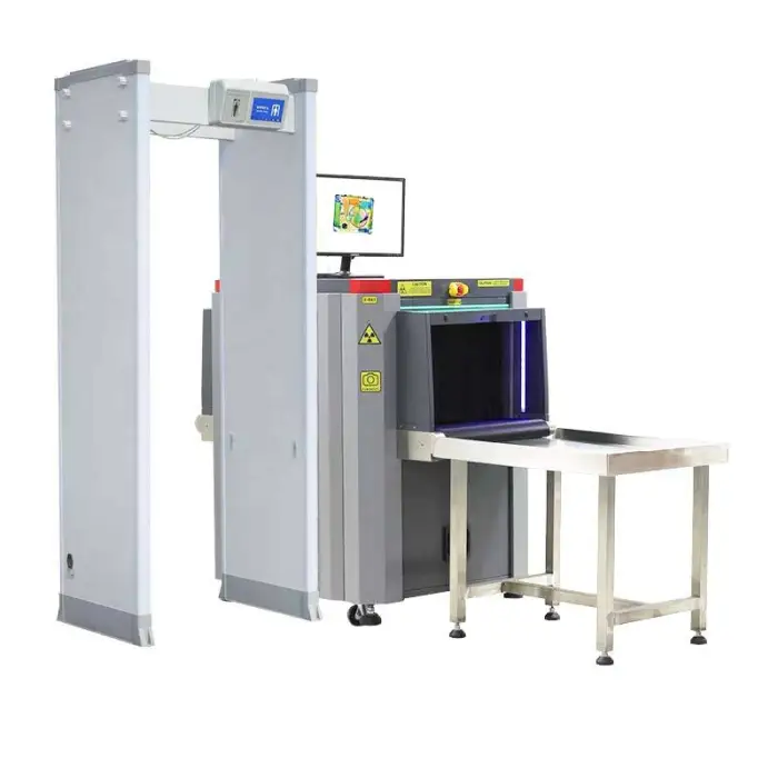 Safeagle Dual Energy 5030 Tunnel Size Xray Baggage Parcel Scanner for Security Inspection