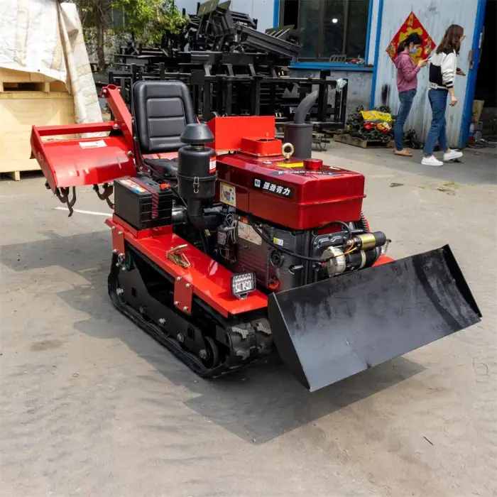 Tractor Mini Rotary Rotavator Agriculture Loader Small Garden diesel China Plow Farming Tractors Cultivator Tiller