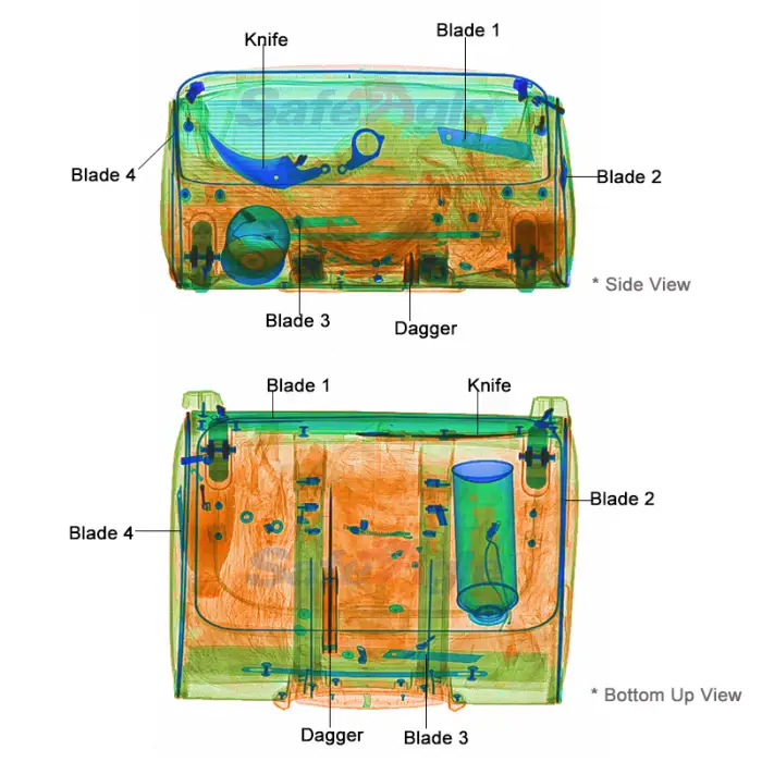 Safeagle Scanner Dual View Baggage Machine X-ray Screening Inspection System