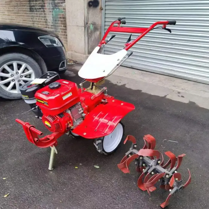 Agricultural Farming 9HP/177F Gasoline Powered Micro Farm Tiller Blade Rotovator Cultivator Weeder Mini Land Cultivation Machine